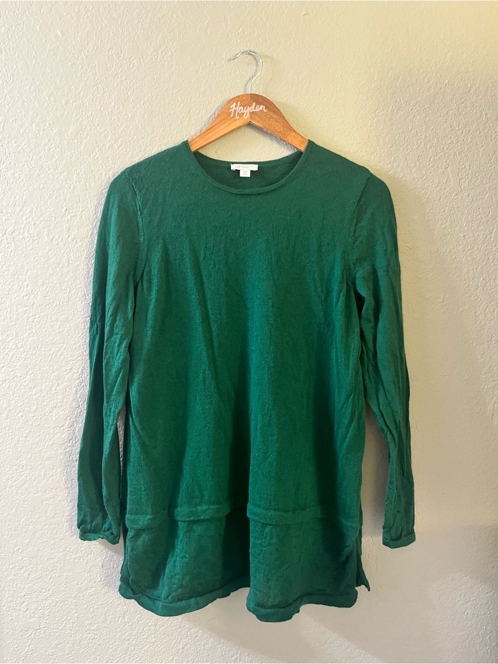 J. Jill Emerald Green Long-Sleeve Women’s Sweater